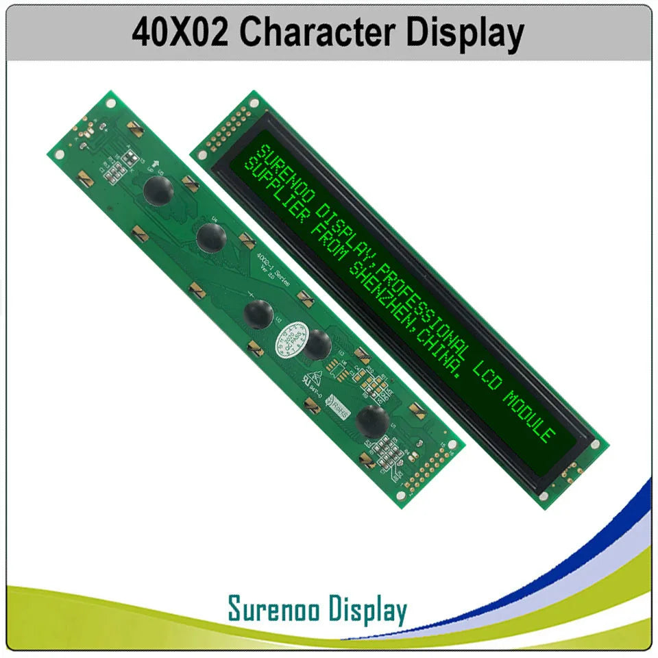 402 40X2 4002 Russian Japanese English Character LCD Module Display Screen LCM Yellow Green Blue with LED Backlight