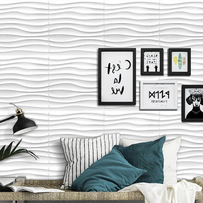 Irini Waterproof Fireproof ECO-Friendly Paintable 3D PVC Wall Panels Geometric Pattern Modern Design for Living Room Household