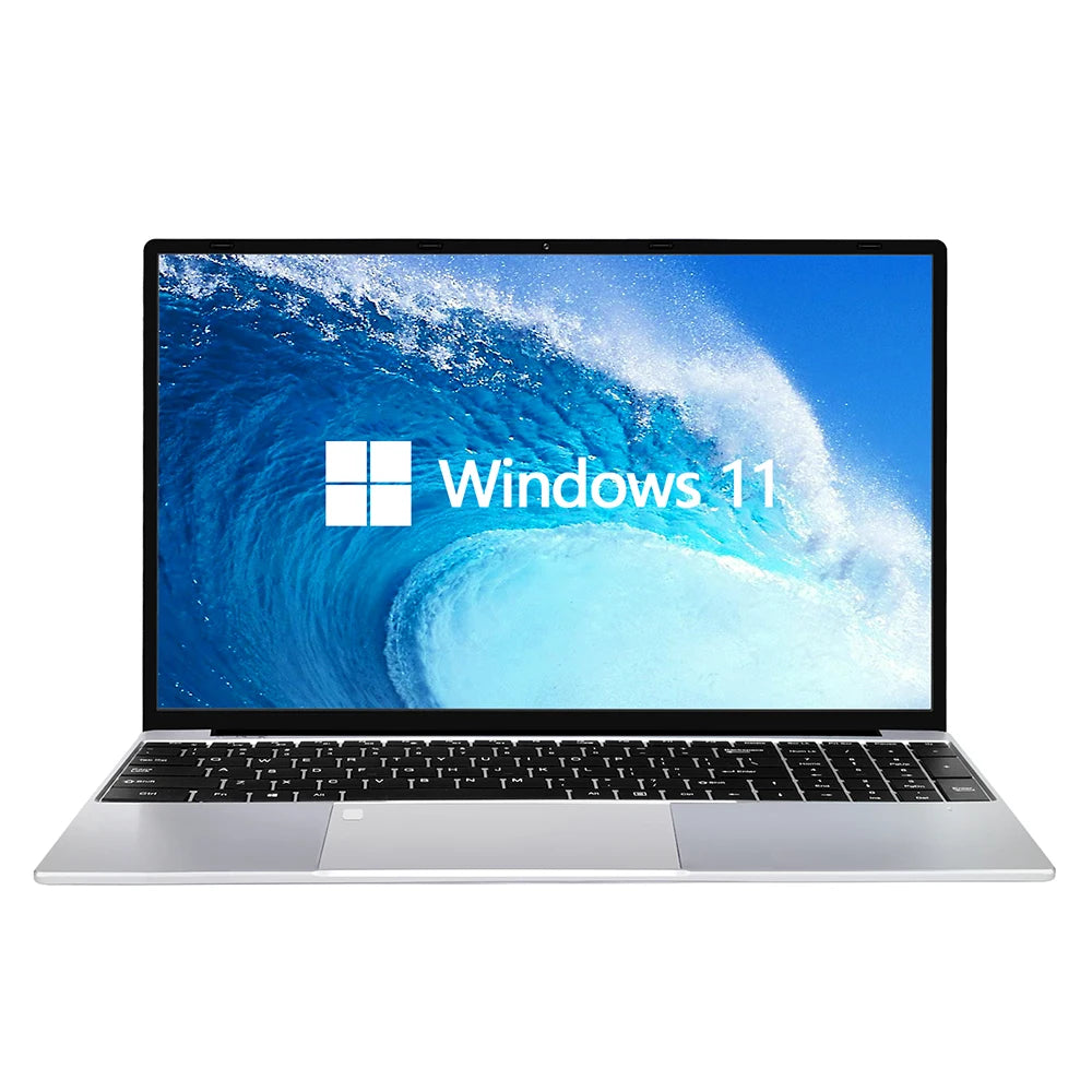 VGKE 15.6" Laptops J4125 12GB + 256GB 1920*1080  SSD Laptop Fingerprint and Backlight Keyboard Design for Students
