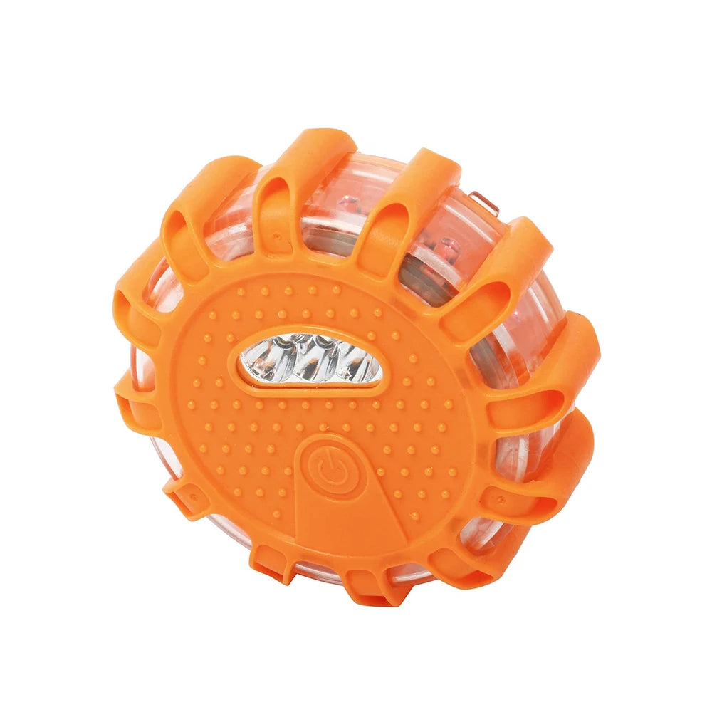 2PCS 3PCS 6PCS Car Emergency Strobe Flashing Warning Light Roof Road Safety Lamp Roadside Orange Beacon Magnetic Base Light