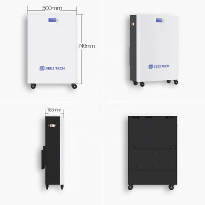 Bees Tech Eu Stock 5kwh 10kwh 15kwh 16kwh Rack Forklift Lithium Battery 48v 300ah Lifepo4 Bba
