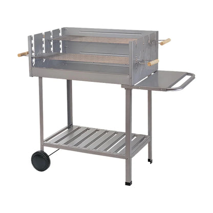 Bbq Pod Charcoal Commercial Bbq Smoker Buiten Keuken Stainless Steel Bbq Grill Donut Boat Portable Charcoal Bbq Grill Boat Set