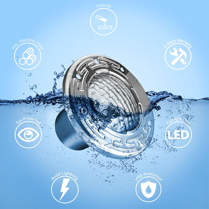 6 Inch 50FT AC120V Cold White 6000K Underwater Pentair IntelliBrite 5G LED Pool Spa Light for Pools and Spa Light Replacement