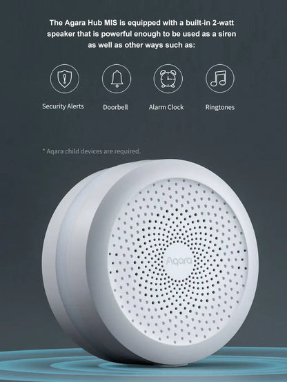 Aqara Smart Home M1S Hub Smart Gateway M1S 2.4G WIFI ZigBee 3.0 RGB E1 Hub Gateway Night Light For Apple Homekit and xiaomi Home