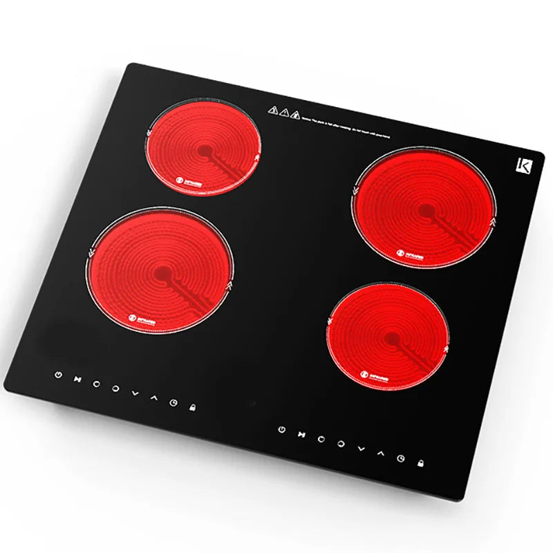 Best Selling Built in 4 Burner Induction Cooker Black Electric Touch Screen OEM Stainless Steel 220V 5000W Taino Electric Ind