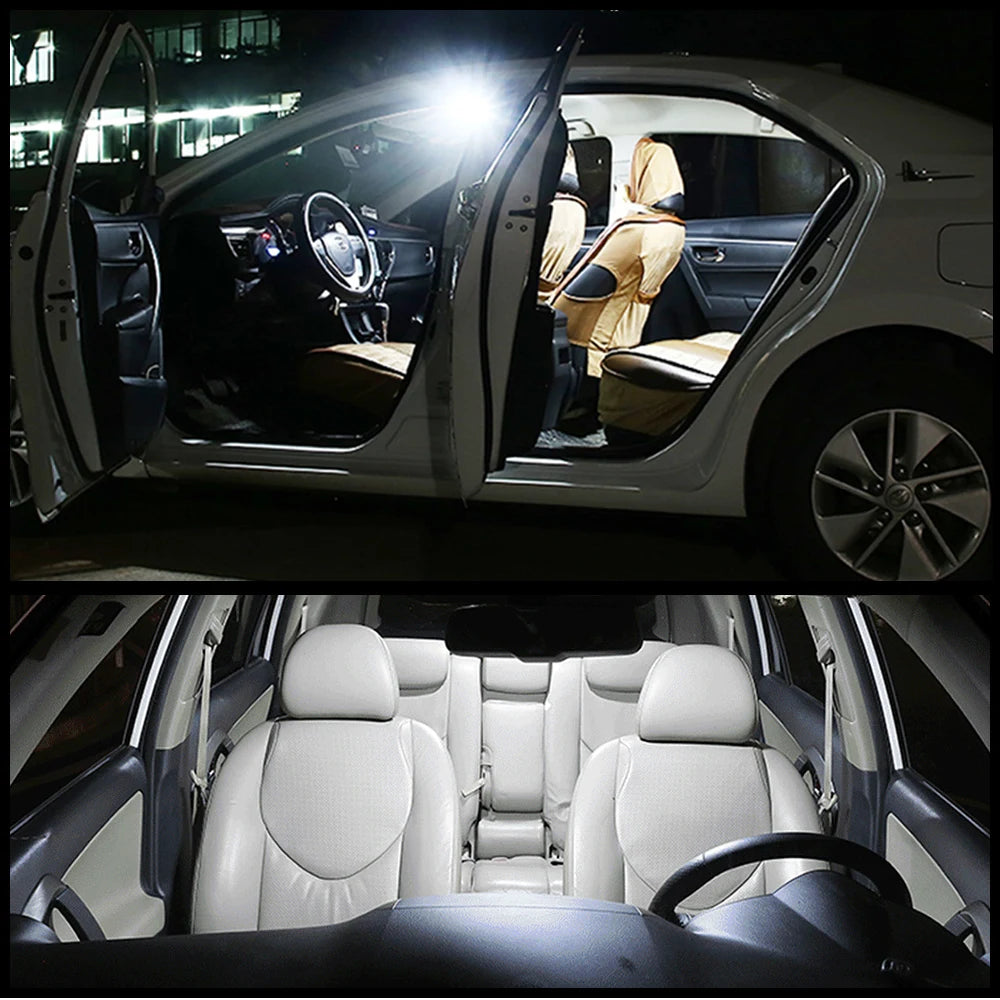 For Nissan XTrail X Trail T32 T31 T30 2002-2020 Car Interior LED Light Seat Roof Map Dome Trunk License Plate Lamp Canbus