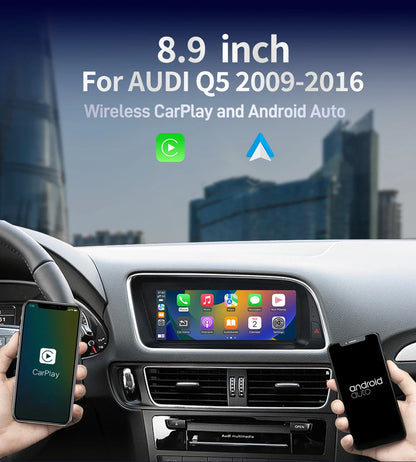 Touch Screen Wireless Radio Stereo Carplay Player Audio GPS Android Car Multimedia for Audi Q5