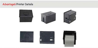 Embedded Thermal Receipt Printer with ESC/POS 2 inch RS233 or TTL Ticket Printer 5-9V or 12V HS-QR24