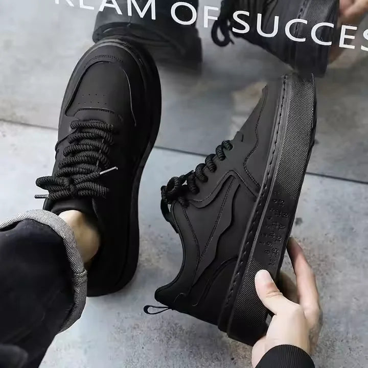 Men's Spring New Style Men's Versatile Sports and Leisure Thick Soled Anti slip Board Shoes Work Breathable Trendy Shoes
