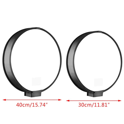 30cm/40cm Universal Mini Round Softbox Portable Flash Diffuser Soft Box for DSLR Cameras Photo Speedlite Shooting Tent
