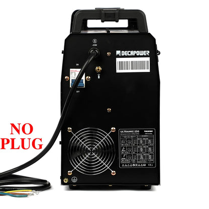 Decapower Dual Pulse 230A True Rated IGBT Inverter Multi-Process MIG MMA TIG Welding Machine With 25AK MIG Torch &  Accessories