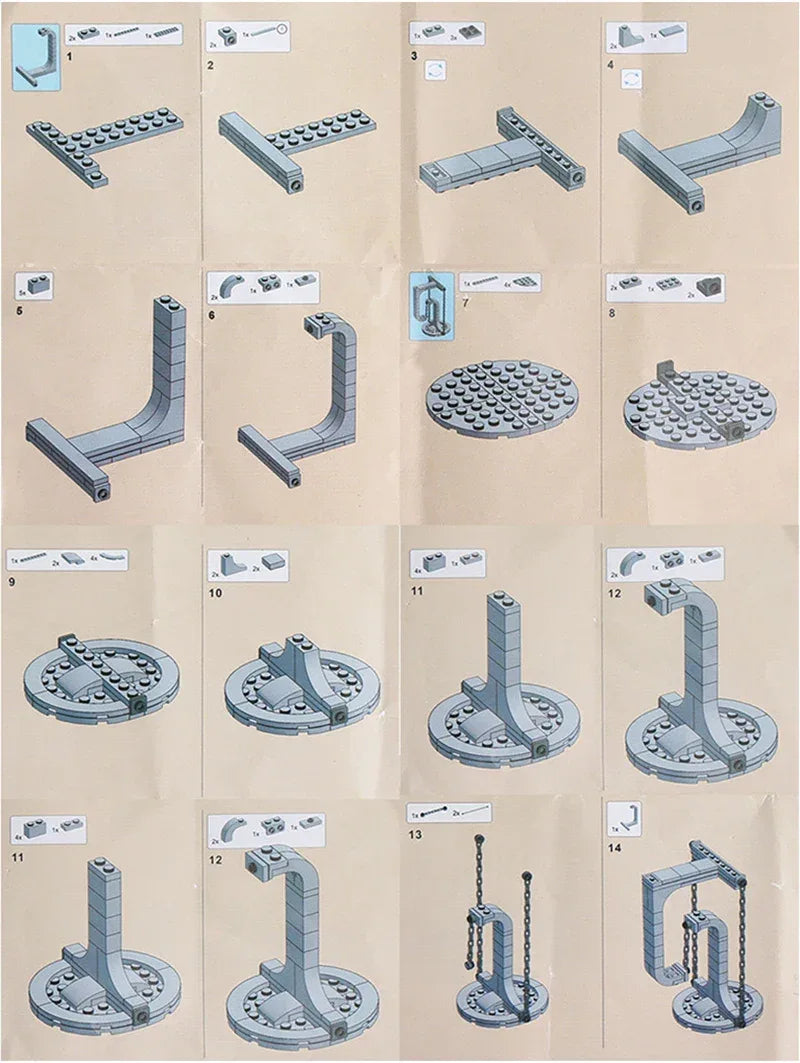 Balance Frame Suspension Technique Anti-Gravity Tension Building Block Mechanics Structure Ornaments Diy Home Decorations