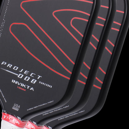 Pickleball Racket Carbon Fiber Surface Polypropylene Honeycomb Core USAPA Approved Portable Outdoor