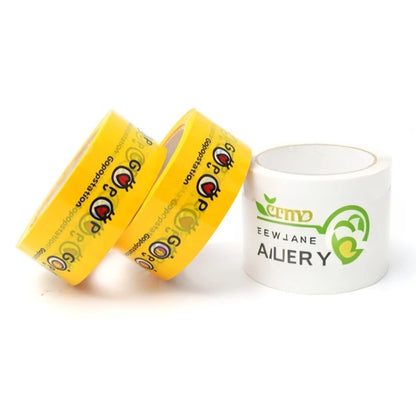 Custom Printed Strong BOPP Color Adhesive Packing Tape Hot Melt Acrylic With Custom Logo