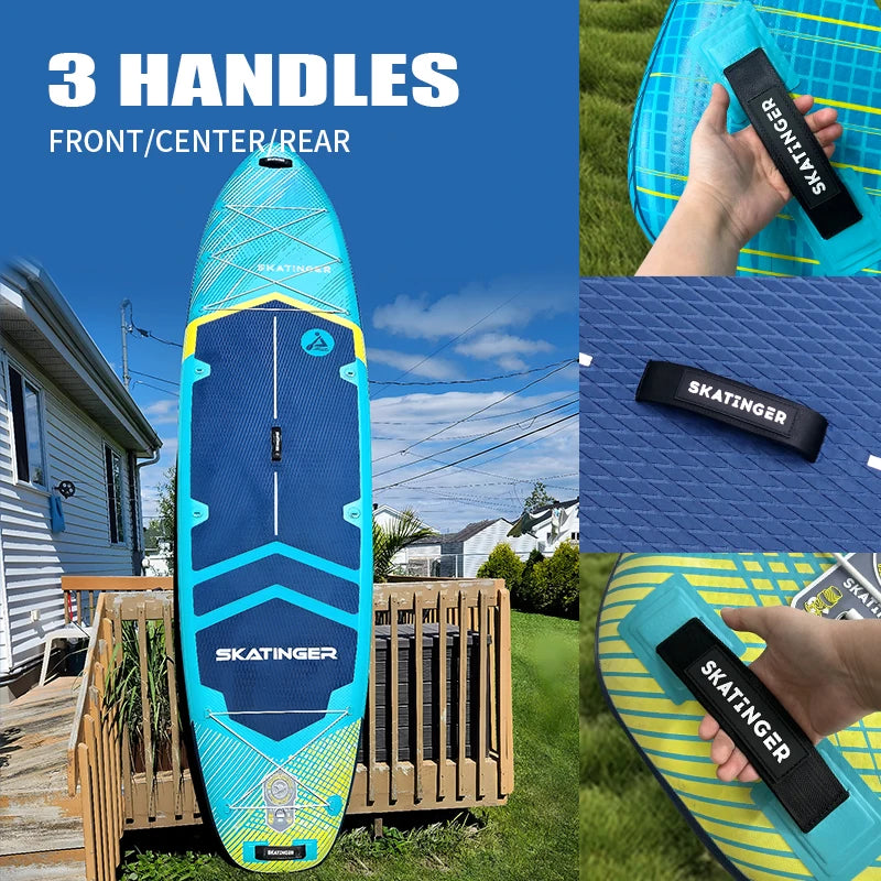 Skatinger Factory 11'6''x35" Paddleboard All Round Sap Padel Inflatable Paddle Sup Board Surfboard Stand up Paddle Board