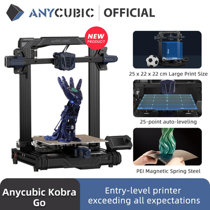 Anycubic 5X 10X Faster Kobra 2 Max Neo Pro Impresora Diy Anycubic Fdm Imprimante Impresora 3d Printing
