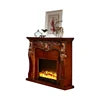 Modern European Style Outdoor Electric Fireplace Insert LED Flame Adjustable Thermostat Built-in Installation Class Energy