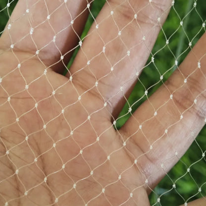Professional Commercial 12 Feet 3/8 Inches SQ 1.5 Pounds/foot Cast Net for Fishing Crab Shrimp Made of Durable Nylon Double Knot