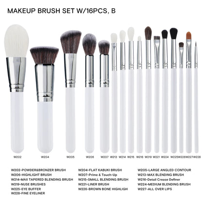 HMU Rich Stock Ship Fast Your Own Brand Best Quality Makeup Brush Professional Private Label Makeup Brush Set With Belt Bag