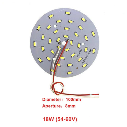 High Brightness LED 5730SMD Lamp Bead Light Board Bulb Round Transformation Light Source 3-18W 32-100MM Tile Wick Modified bulb