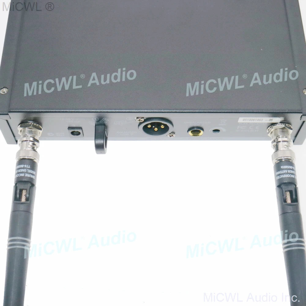 2pcs 10.1" Aerial Antenna For Shure UHF ULX SLX UR PGX UA820 Wireless Receiver 472-542MHz 542-635Mhz 638-698MHz 774-865MHz