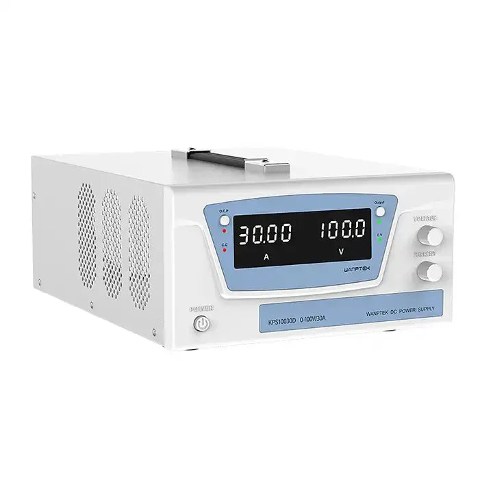 WANPTEK 100V 30A BENCH DC ADJUSTABLE POWER SUPPLY, DC POWER, LAB, REPAIR, SCHOOL,TEST, CHARGE, DESIGN, ELECTROPLATE, KPS10030D