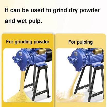 Wet or Dry Corn Rice Flour Mill Rice Powder Flour Milling Machine Grinder Rice Paste Soybean Milk Grinding Machine