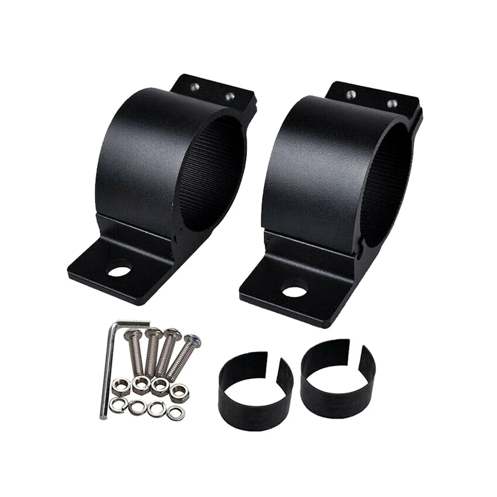 Car 49-81mm Bull Bar LED Driving Fog Lamp Headlight UHF Mount Bracket Clamps SUV 4x4 Truck Off Road Bumper Work Light Bar Holder