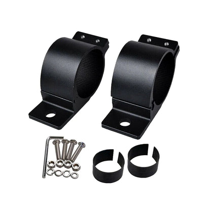Car 49-81mm Bull Bar LED Driving Fog Lamp Headlight UHF Mount Bracket Clamps SUV 4x4 Truck Off Road Bumper Work Light Bar Holder