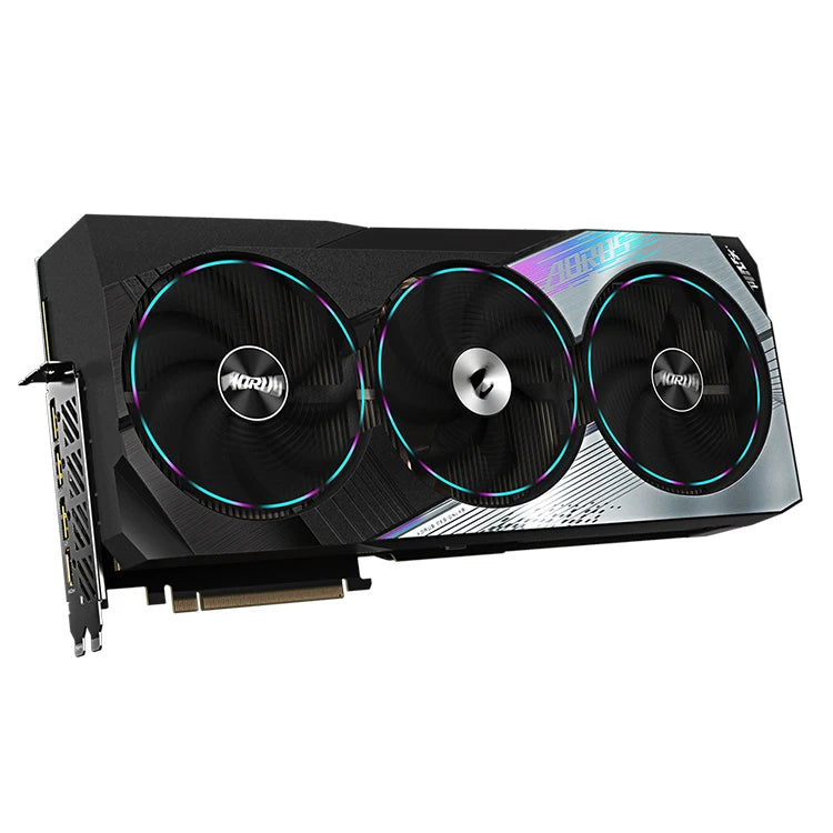Used GIGABYTE AORUS GeForce RTX 4080 16GB MASTER Graphics Card With 16GB GDDR6X 256-bit Memory Support OverClock