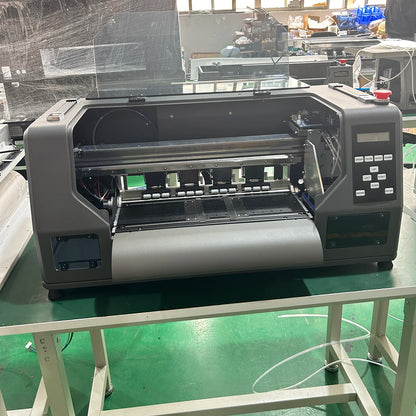 Two XP600 DTF Transfer Printer Impresora Cold Peel Glitter PET Film Top A3 Size 45 500ml Clothes Printing Machine Set New 1 Year