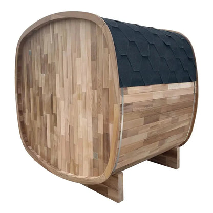 Premium Natural Red Cedar 4-Person Outdoor Sauna - 10% OFF | in Stock, Ready to Ship | Easy Assembly & Durable Construction
