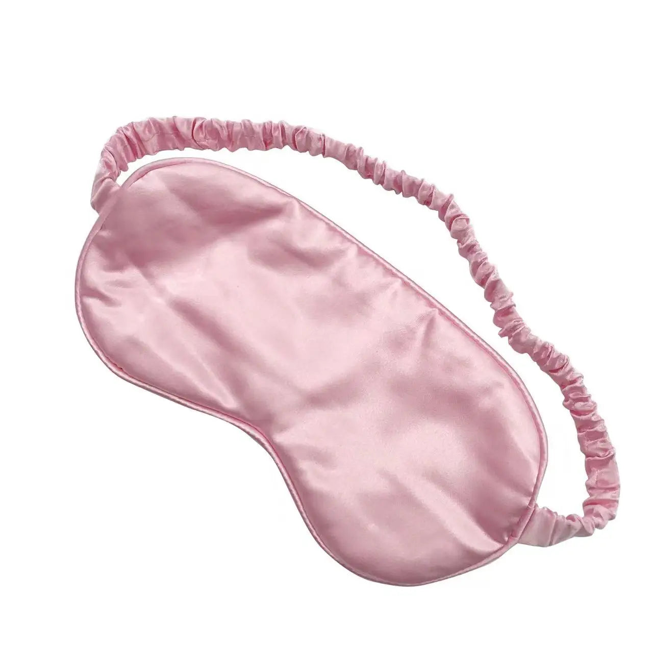 Hot Sale Sleeping Eye Mask Plain Color Woman Elastic Silk Eye Mask Satin