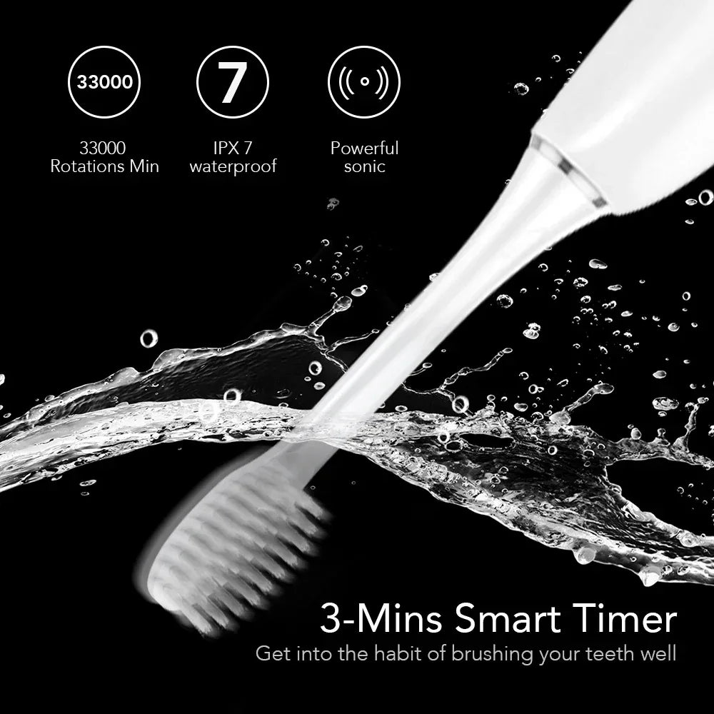 Best IX7 Private Label Tooth Brush Inductive Wireless Charging With Travel Case Rechargeable Smart Sonic Electric Toothbrush