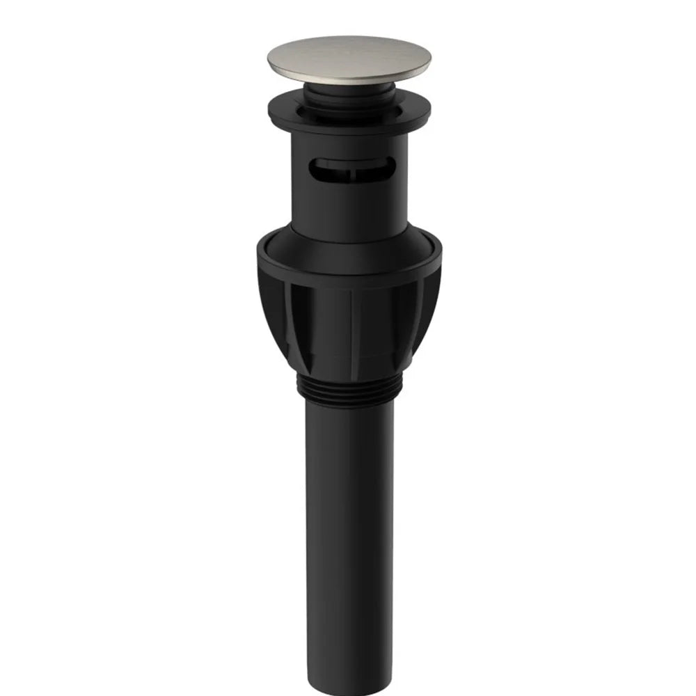 Bathroom Waste Drain Chrome Basin Drain Basin Sink Plug Strainer Filter Stopper Plastic Basin Drain