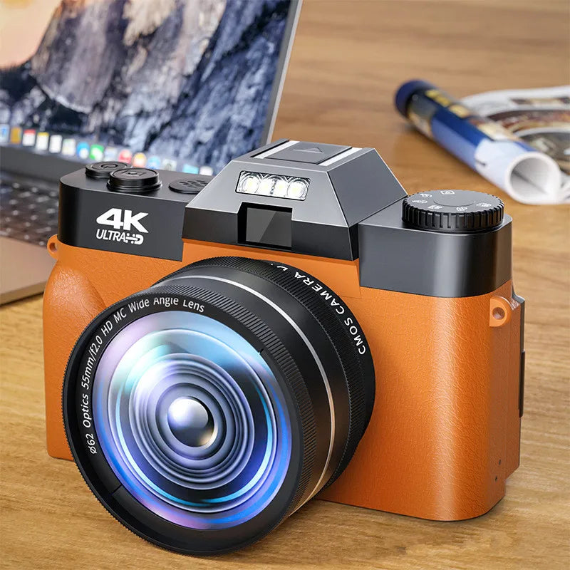 Winait Max 48Mp Photographing Camera With 3.0''Tft Display 16X Digital Zoom Dslr Camera