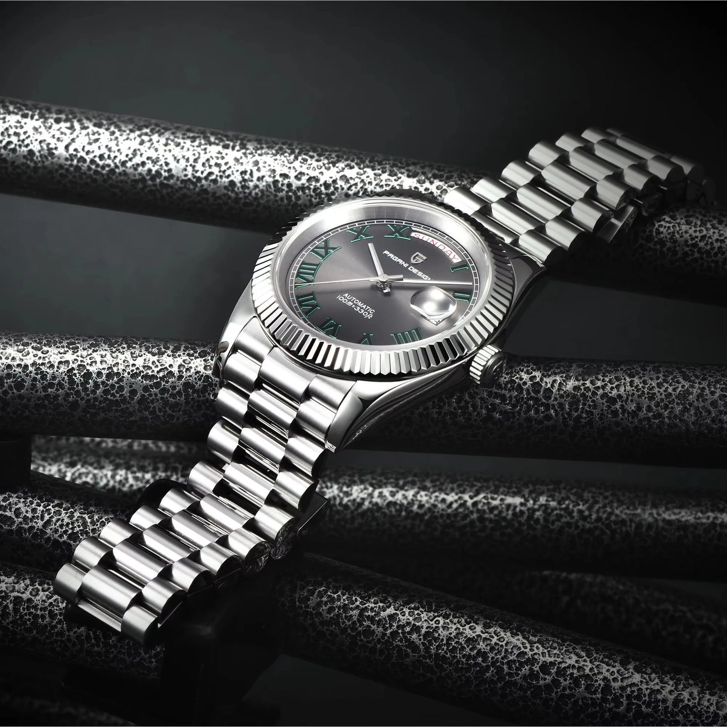 PAGANI DESIGN Luxury NH36 Retro Watches 10Bar Waterproof 1783 Double Calendar 40MM Men Mechanical Watches Relogio Masculino
