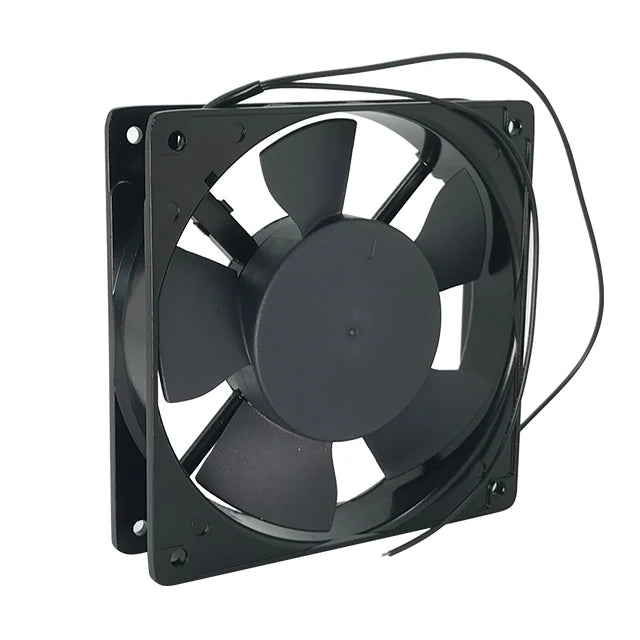 JEEK 12025 230V AC Cabinet Fan CE Certified 19W Aluminum Frame for Distribution Box and Industrial Ventilation