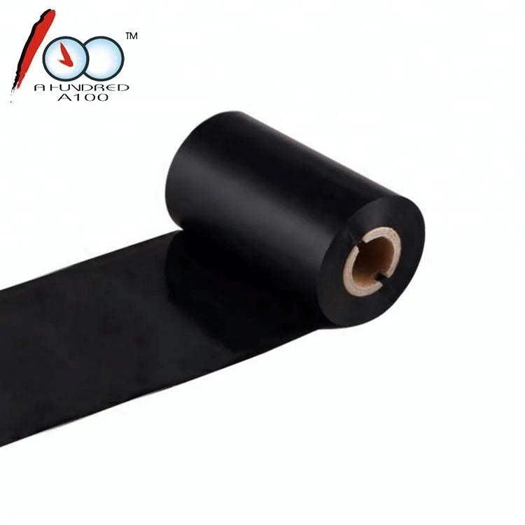 110mm * 300m Enhanced Wax Thermal Transfer Ribbon Barcode Thermal Ribbon Label Printing Ribbon