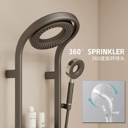 Intelligent Temperature Control Digital Display 360 Degrees Rotating Sprinkler Shower Set