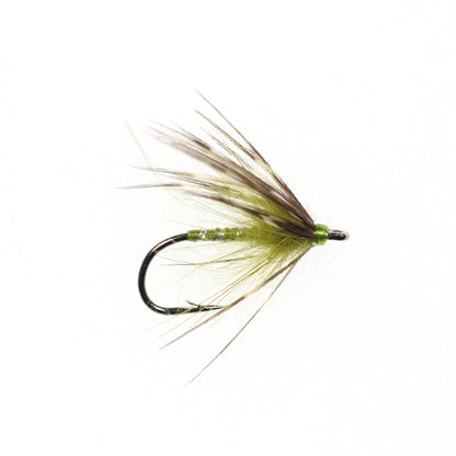 Vampfly 8PCS Size #12 Tenkara Nymph Wet Fly Trout Fishing Fly Soft Hackle Spider Trout Flies Bait Lures Black Orange Yellow