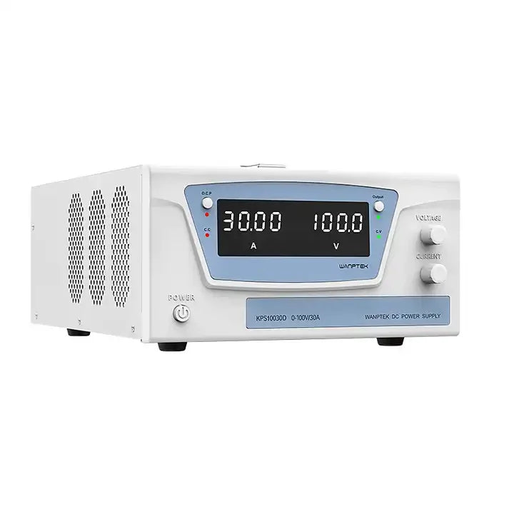 WANPTEK 100V 30A BENCH DC ADJUSTABLE POWER SUPPLY, DC POWER, LAB, REPAIR, SCHOOL,TEST, CHARGE, DESIGN, ELECTROPLATE, KPS10030D