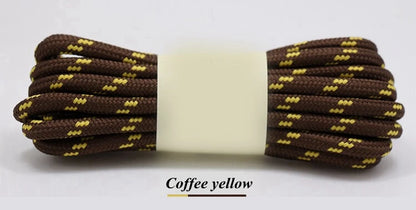 1Pair outdoor sport round shoelaces for boots hiking slip rope shoe laces sneakers shoelace strings100/120/140/160CM 19 Colors