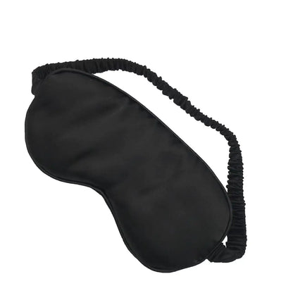 Hot Sale Sleeping Eye Mask Plain Color Woman Elastic Silk Eye Mask Satin