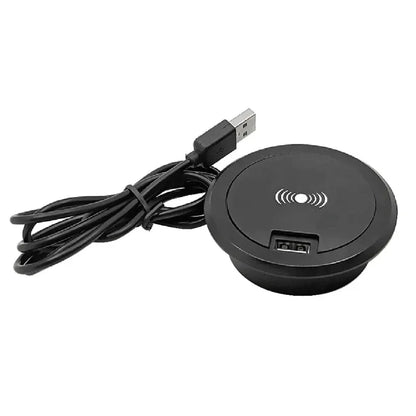 Wireless Charging Station Embedded Convenient Safe Desk Wireless Charger Wireless Charging Pad Fast Wireless Charger