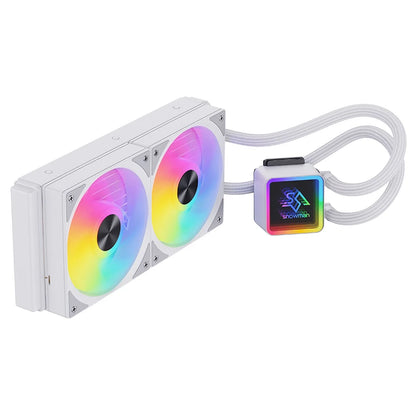 SNOWMAN KS240 Gaming AIO CPU Liquid Cooler PWM ARGB Lighting Radiator  Cooling System CPU Liquid Cooler LGA1700 1366 AM5 AM4