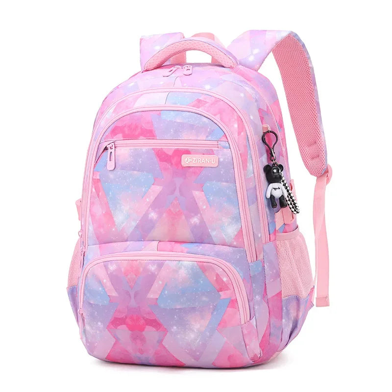 Fashionable Unisex Student Backpack Waterproof Stylish Mochilas with Zipper Closure Personalized School Bag for Students Babies