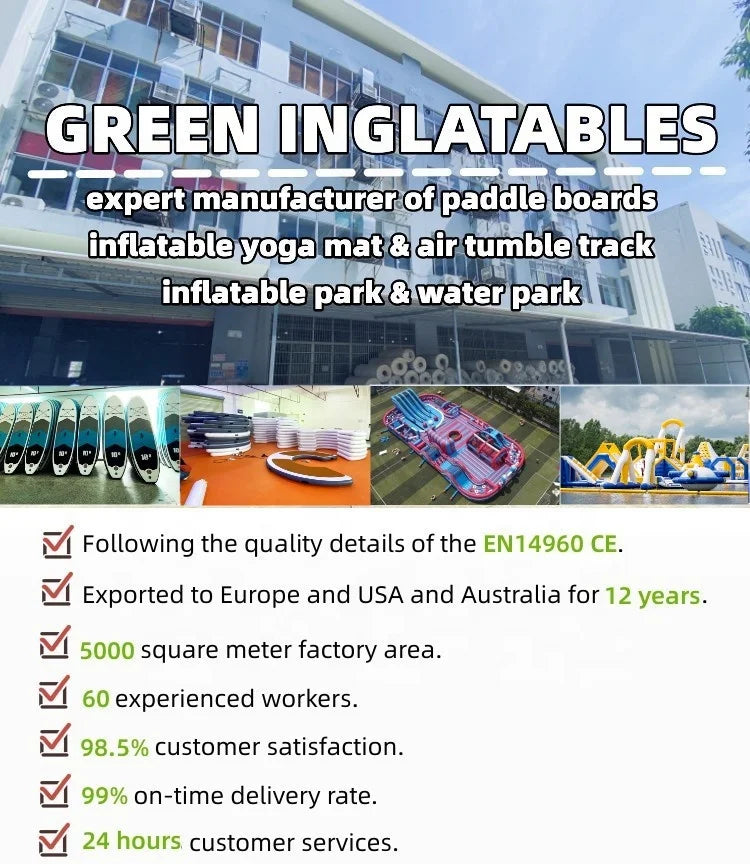 Inflatable Stand-Up Paddle Board SUP with Pump Rescue Lifesaving Starboard for Surfing