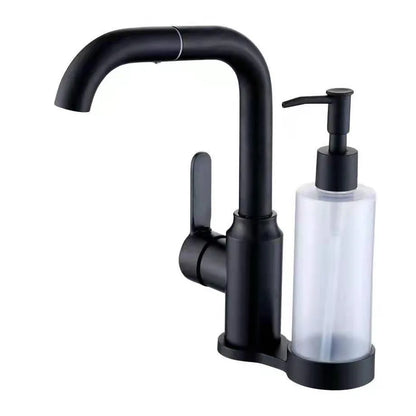 Foam Soap Dispenser Hotel Use Kitchen Sink Counter Press ABS Plastic Basin Faucet Factory Price