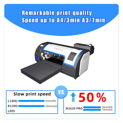 Hot Sale Lancelot M1630PRO A3 DTF Transfer Printer Bundle with Laptop and Oven for Custom Tshirt Printing and Garment Decoration